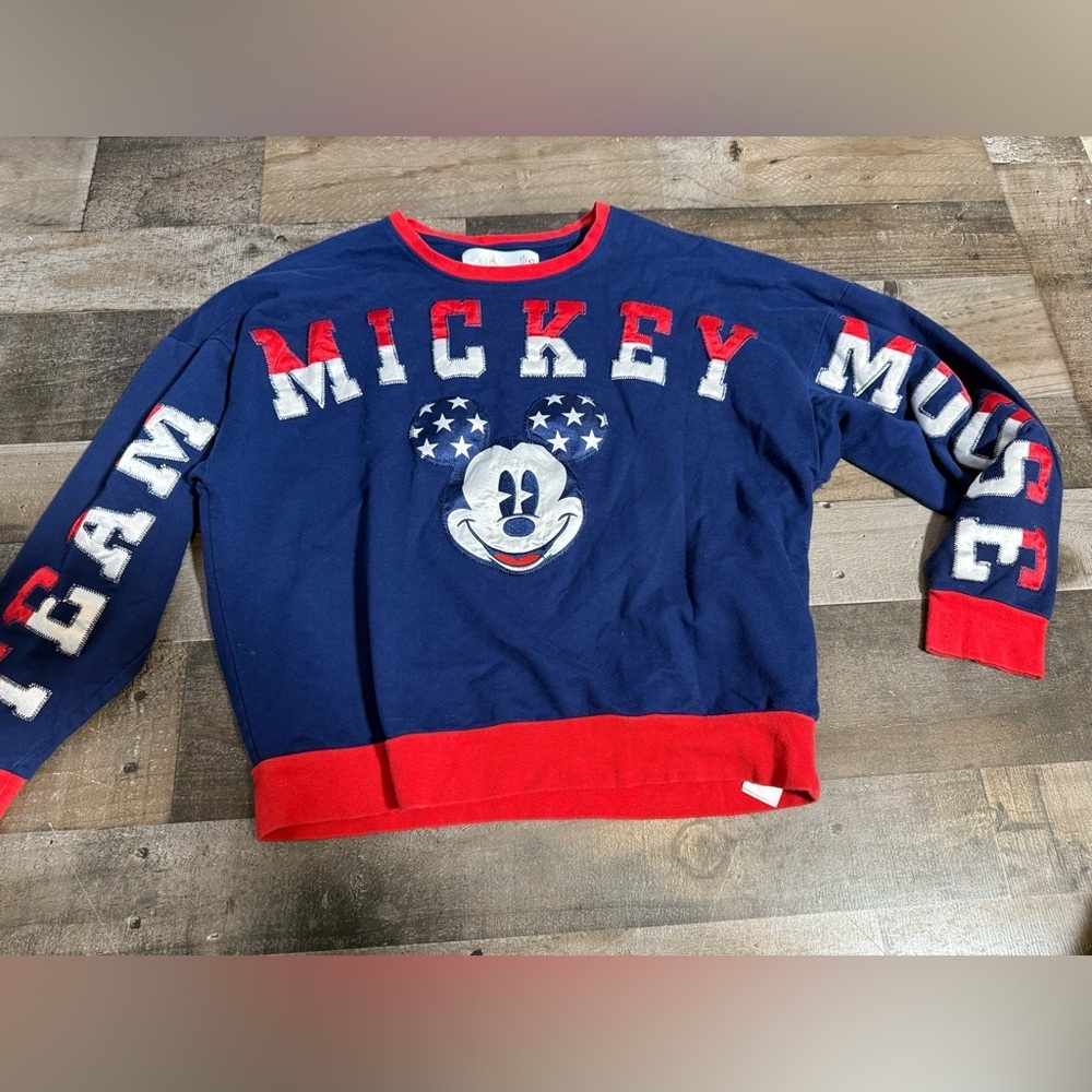 Disney Parks Team Mickey Mouse Sweater- Small